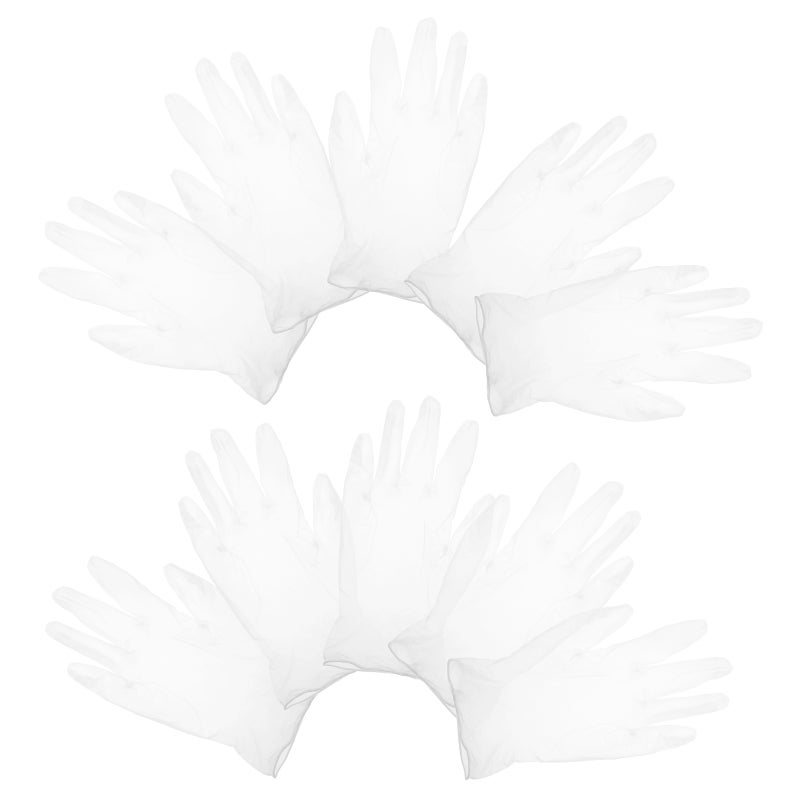 200 pcs Disposable PVC Food Gloves for Cooking Baking and Cleaning Multipurpose Kitchen Prep Gloves Cleaning Gloves Size L - Image 4