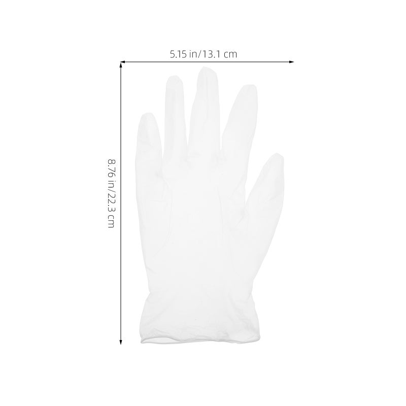 200 pcs Disposable PVC Food Gloves for Cooking Baking and Cleaning Multipurpose Kitchen Prep Gloves Cleaning Gloves Size L - Image 2