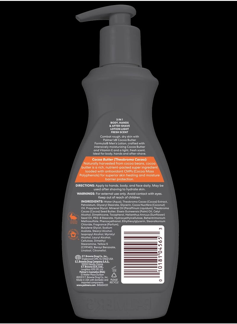 PALMER'S - Cocoa Butter Formula Men Body & Face Lotion 400ml - Image 1