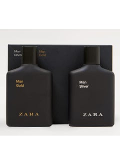 Zara ZARA MAN GOLD  ZARA MAN SILVER EDT 100 ML 34 FL OZ 