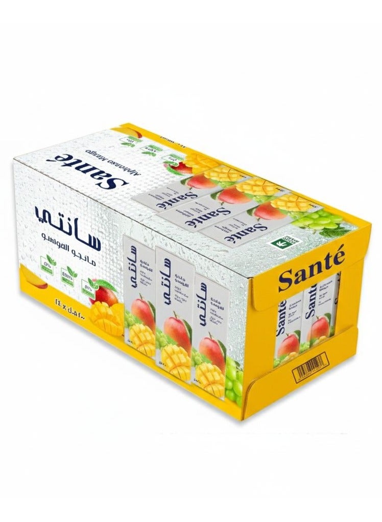 Santè Zero Sugar Premium Mango Juice 200mlx24 - Image 1