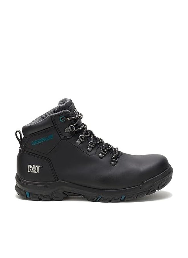 Cat Footwear Women's Mae Waterproof Steel Toe Work Boot, Black, 6 Wide - Image 1