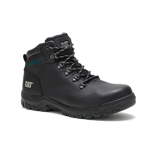 Cat Footwear Women's Mae Waterproof Steel Toe Work Boot, Black, 6 Wide - Image 3