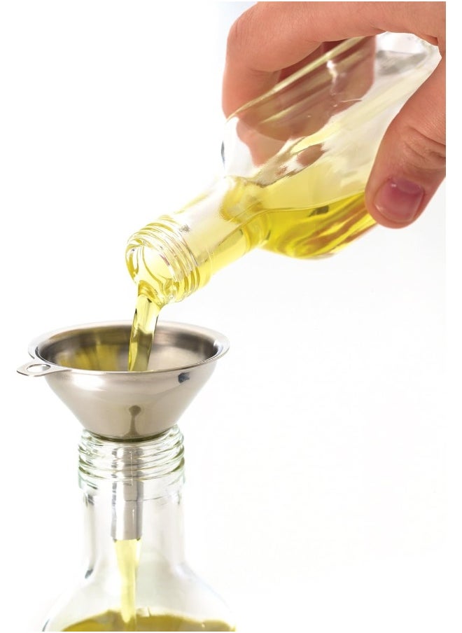 KitchenCraft - Stainless Steel Mini Funnel 5.5Cm Carded - Image 1