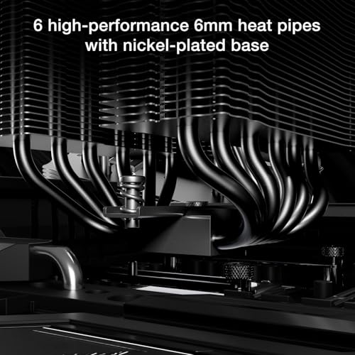 be quiet! Pure Rock Pro 3 LX CPU Air Cooler | 6 High Performance 6mm Heat Pipes with HDT Technology | 120mm Quiet ARGB PWM Fan | AMD:AM4 AM5/Intel LGA 1700/1150/1151/1200 | Black | BK043 - Image 3