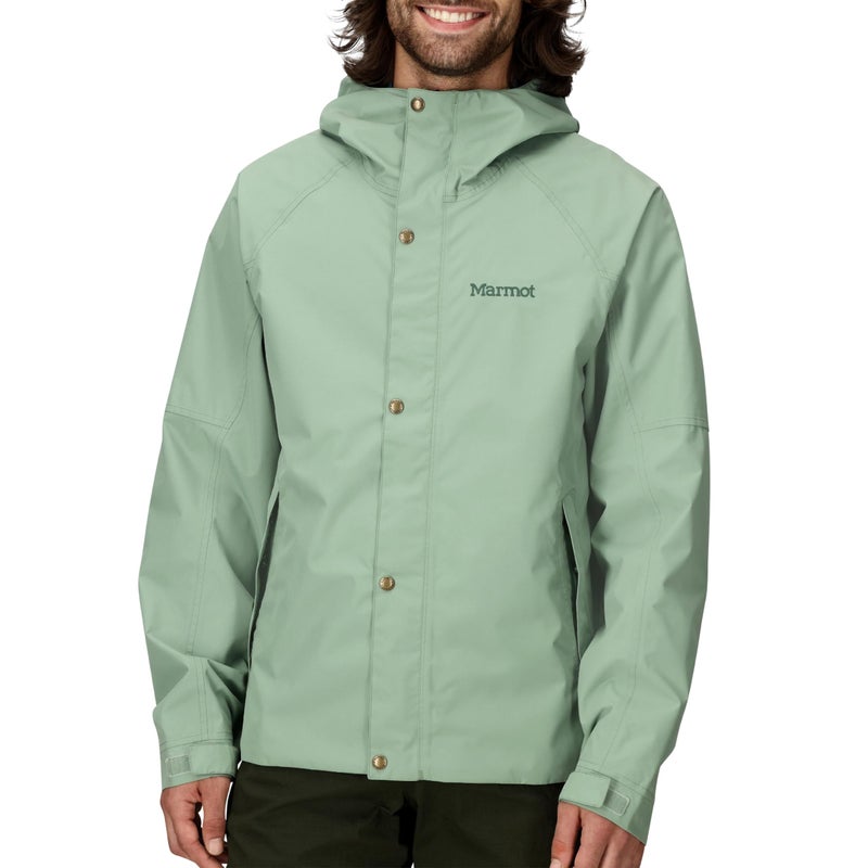 MARMOT Mens Cascade Durable Waterproof Rain Jacket Agate Green Small