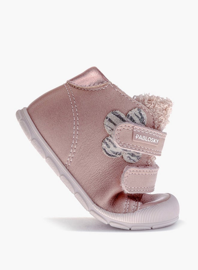 بابلوسكي حذاء رياضي عالي للبنات بإغلاق بشريط لاصق - Image 5