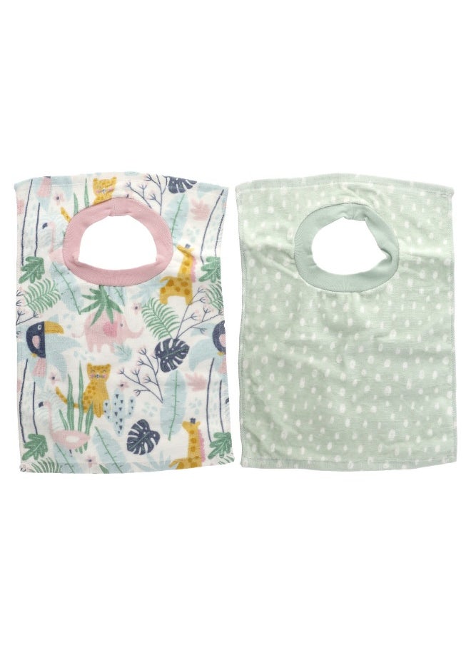 Neat Solutions Neat Solutions, Baby Bibs, 6M+, Animals, 2 Count  - Image 3