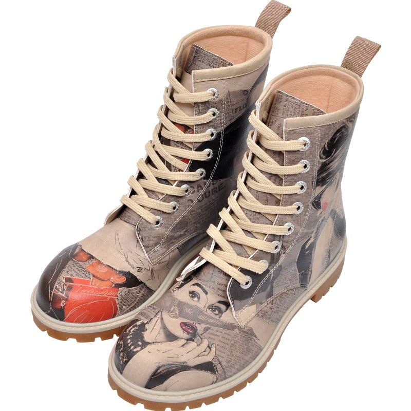 DOGO Long Boots for Women â€“ Vegan Leather and Unique Design Womens Winter Boots, Go Back To Being Yourself - Image 3