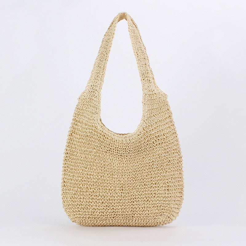 Generic 2025 Spring Holiday Style Straw Woven Bag Large Capacity Travel ...