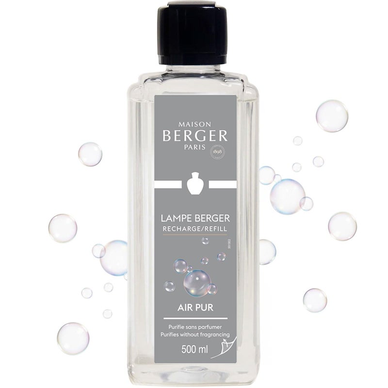 Maison Berger سوبر نيوترال | عبوة إعادة تعبئة عطر لامب بيرجر من ميزون بيرجر | لموزع زيت العطر المنزلي | لتنقية وعطر منزلك | 16.9 أونصة سائلة - 500 مل | صنع في فرنسا - Image 1