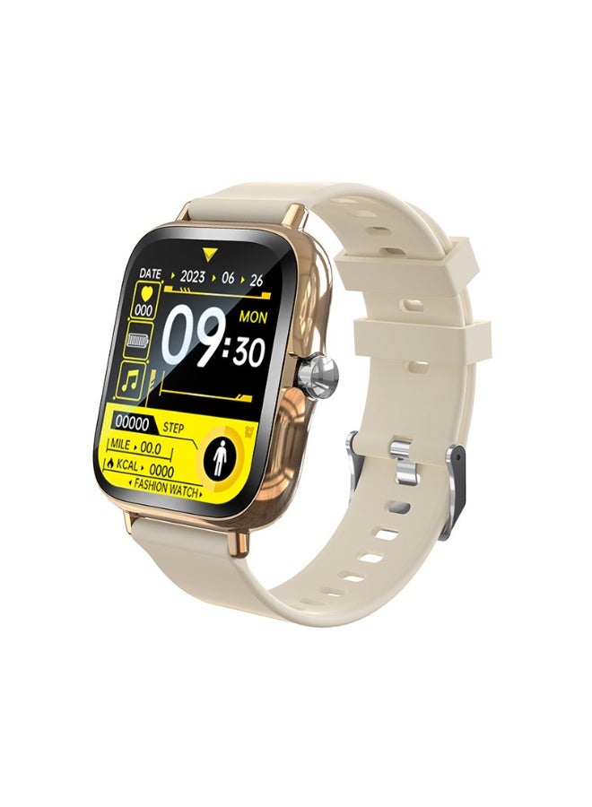 H13 Smart Watch 1.83inch Full Touch and Talk Y13 Bluetooth Sports Model Gold - Image 1