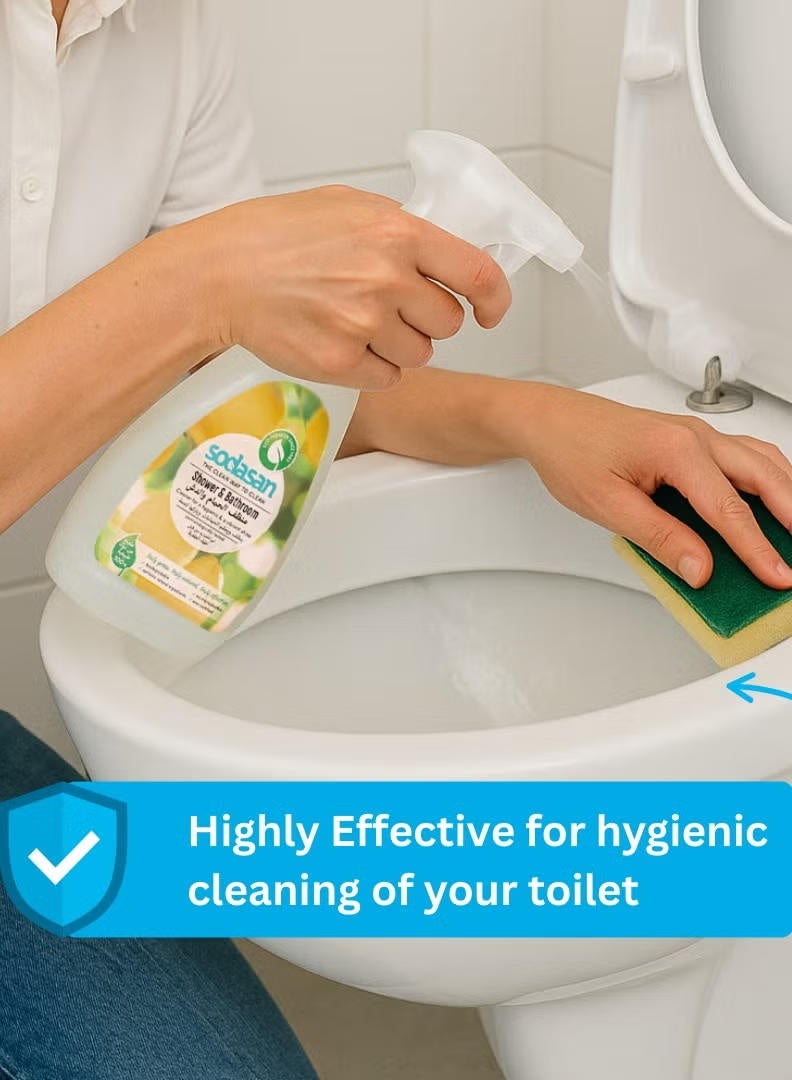 sodasan 100% Natural Shower & Bathroom Cleaner 500 ML - Image 3