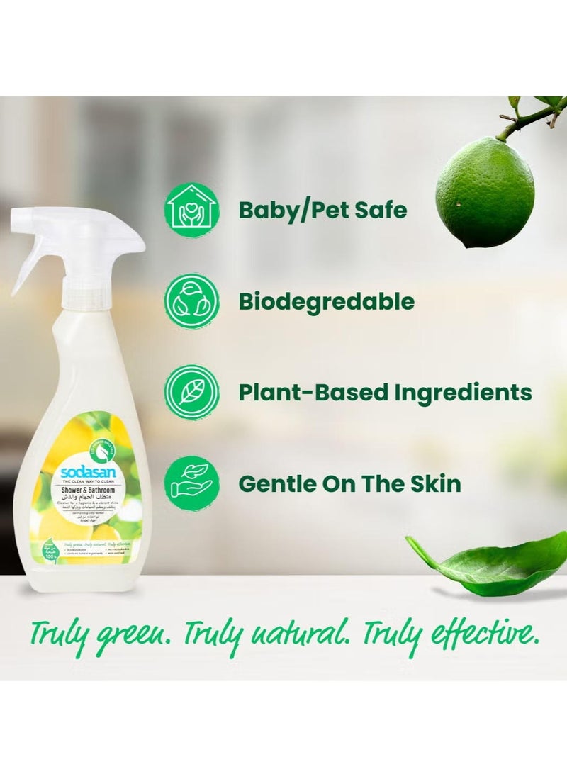 sodasan 100% Natural Shower & Bathroom Cleaner 500 ML - Image 5