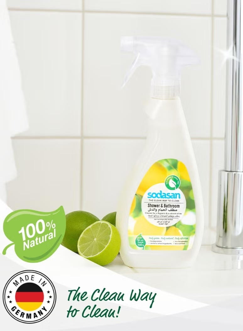 sodasan 100% Natural Shower & Bathroom Cleaner 500 ML - Image 4