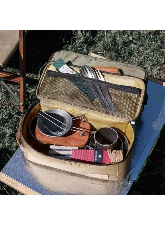 general Outdoor picnic tableware cup storage bag burner gas tank storage bag sundries bag portable sorting bag - Image 2