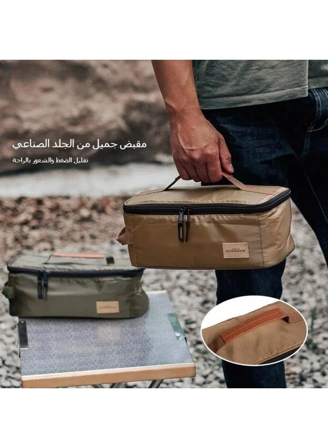 general Outdoor picnic tableware cup storage bag burner gas tank storage bag sundries bag portable sorting bag - Image 3