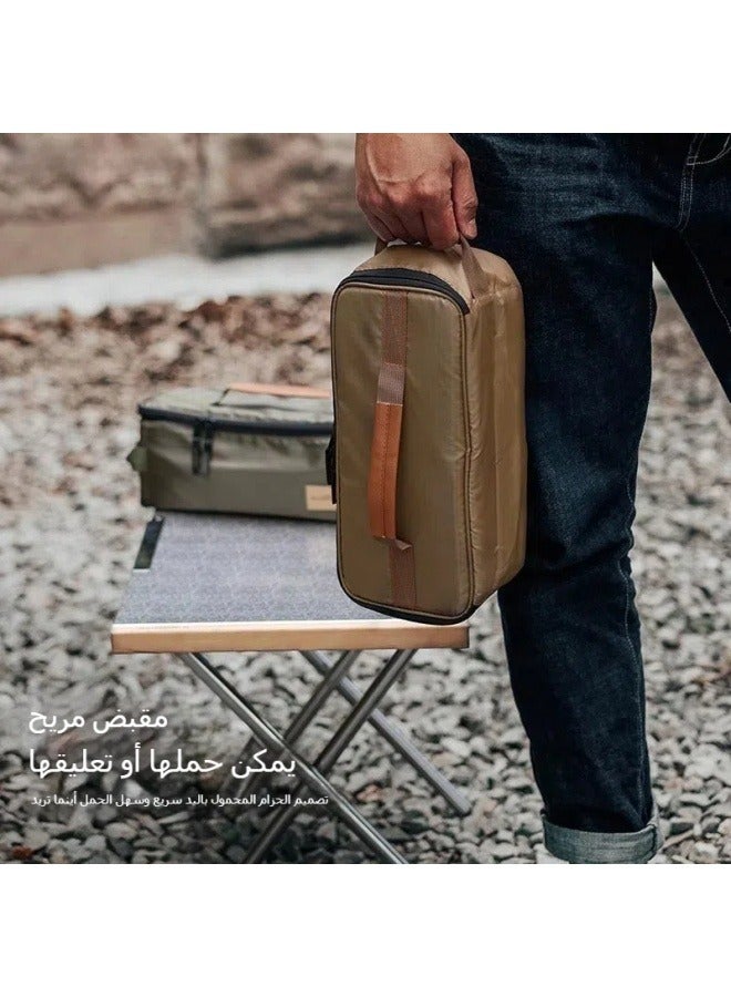 general Outdoor picnic tableware cup storage bag burner gas tank storage bag sundries bag portable sorting bag - Image 4