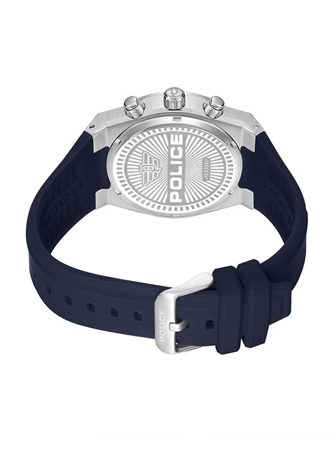 POLICE  Salkantay Watch For Men Blue Dial And Blue Silicone Strap for Men | Best Price UAE