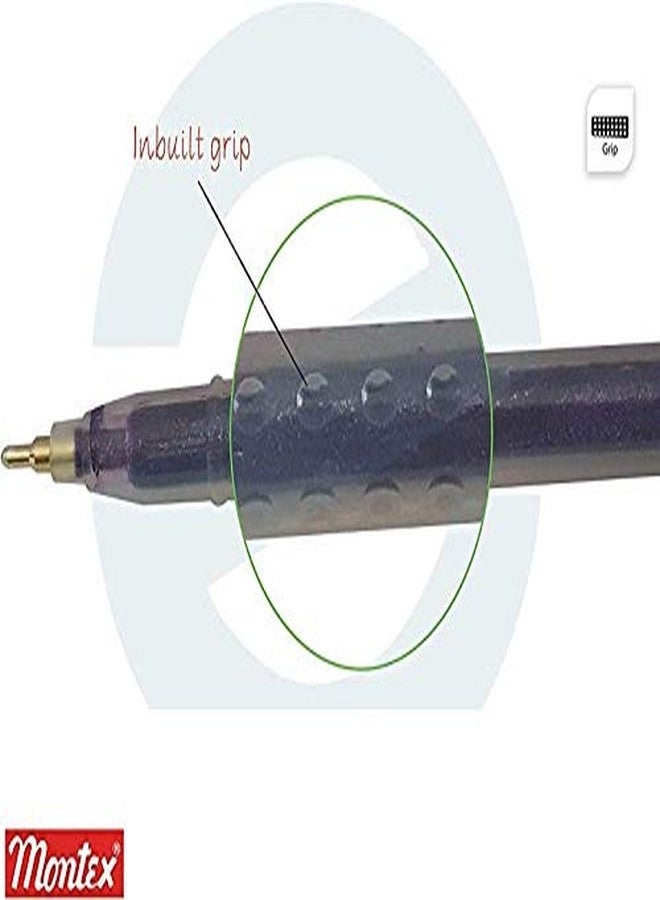 Montex Hy-Speed 10 Multicolour Smart Glitter X-Tra Sparkle Gel Pen by DTL Company (Pack of 10) - Image 4