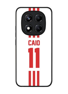 Stylizedd For Xiaomi Redmi Note 14 Pro 5G / X7 5G Case,Slim fit Camera Protection, Shockproof Thin Phone cover  - Football - UAE,  Caio  - Image 1
