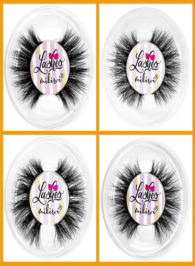 mikiwi Mink Lashes Natural Look Mikiwi Eyelashes, 14-18mm 5D Mink Eyelashes, Natural Lashes Strip - Image 3