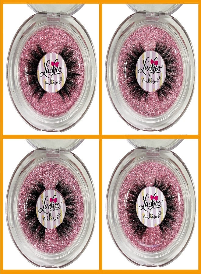 mikiwi Mink Lashes Natural Look Mikiwi Eyelashes, 14-18mm 5D Mink Eyelashes, Natural Lashes Strip - Image 2