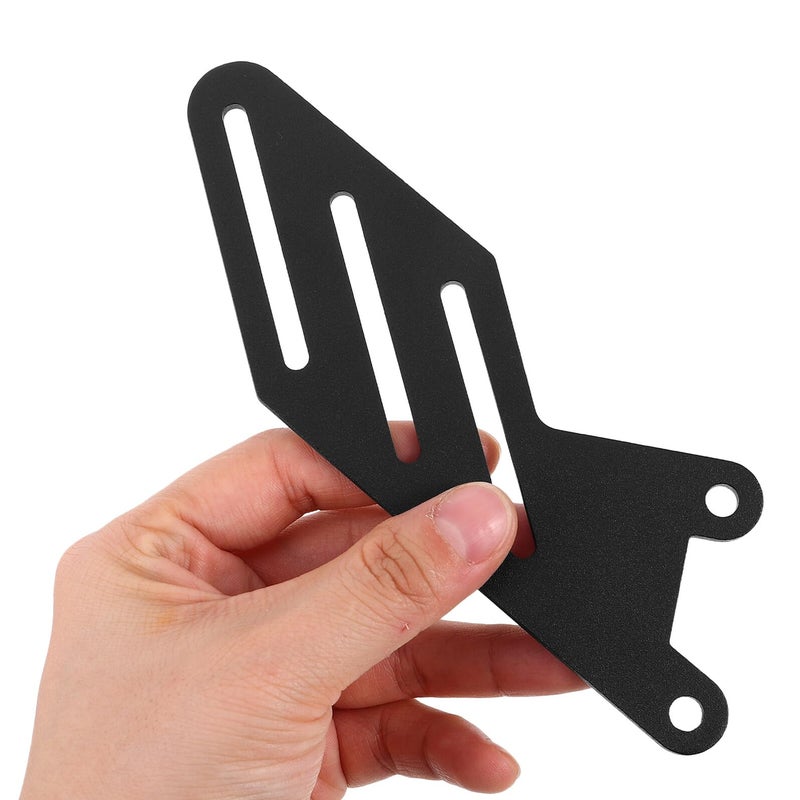 Universal Motorcycle Foot Peg Protection Plates 2PCS 4cm Hole Distance Front Pedal Guards - Image 4