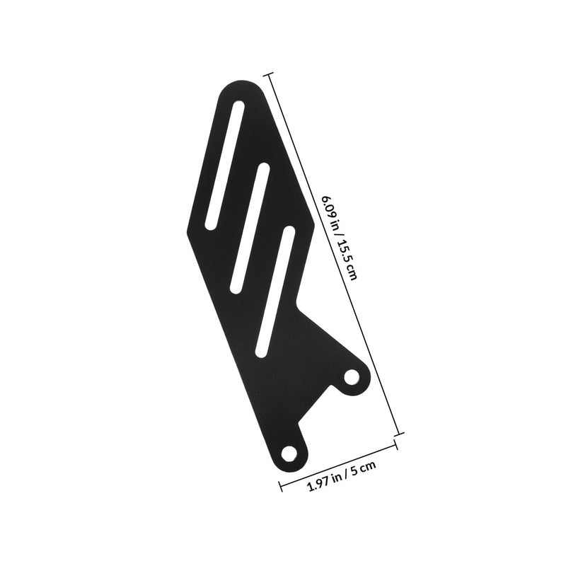 Universal Motorcycle Foot Peg Protection Plates 2PCS 4cm Hole Distance Front Pedal Guards - Image 3