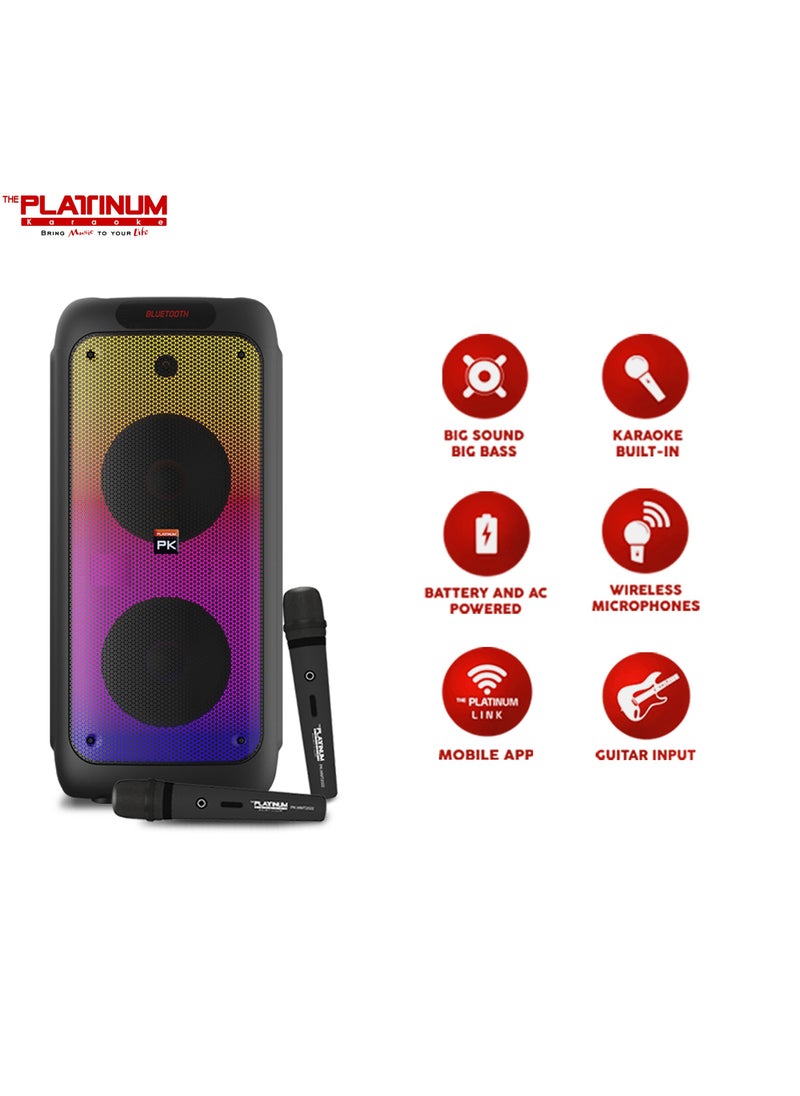 Platinum Karaoke Platinum Karaoke DK-88 Duo party Jukebox Speaker Inbuild Karaoke  - Image 2