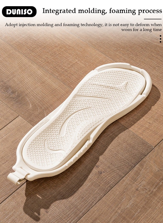 DUNISO Foldable Flip Flops For Men And Women,Slim Flip Flop Slipper, Casual Flat Sandals for travel, Lightweight and Comfortable Walking Sandal,Summer Beach Quick-Dry Flat Sandals - Image 5