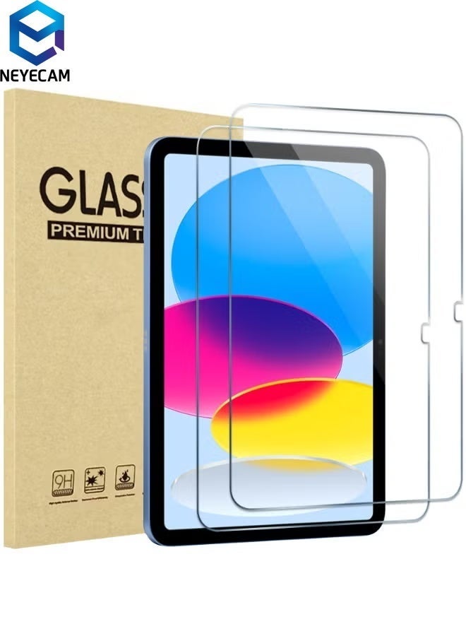 2 Pcs iPad Screen Protector Tempered Glass for iPad 11th Gen 11" (2025 A3354/A3355/A3356) & iPad 10th Gen 10.9" (2022 A2696/A2757/A2777), Full Coverage Anti-Scratch Film - Image 2