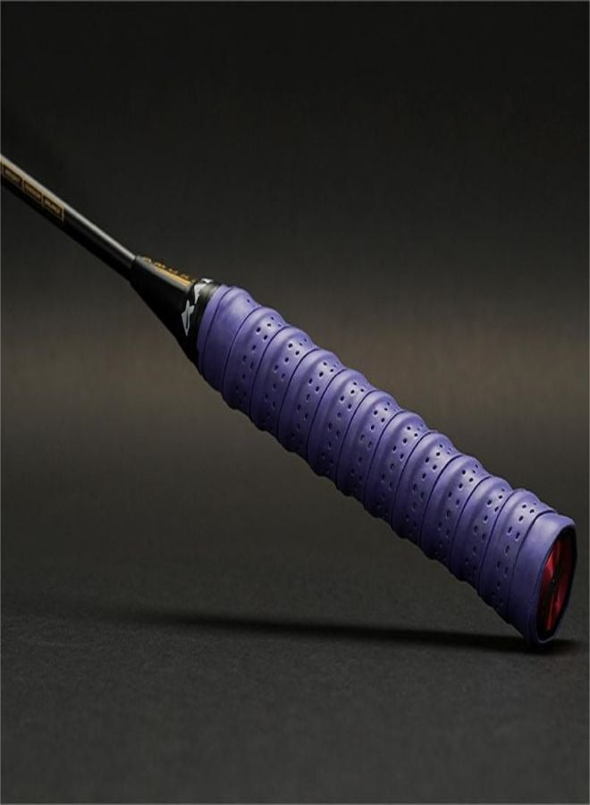 Ocean Tennis Badminton Racket Grip, Anti Slip Perforated Super Absorbent Fishing Overgrip for Pickleball Racquet Handle Grip   Purple（1pcs） - Image 1