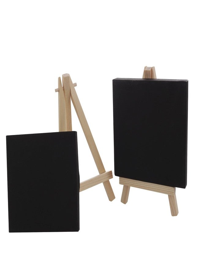 WORISON Black Canvas Frame 4 x 4 inch with Mini Display Easel Set of 2 Pc - Image 4