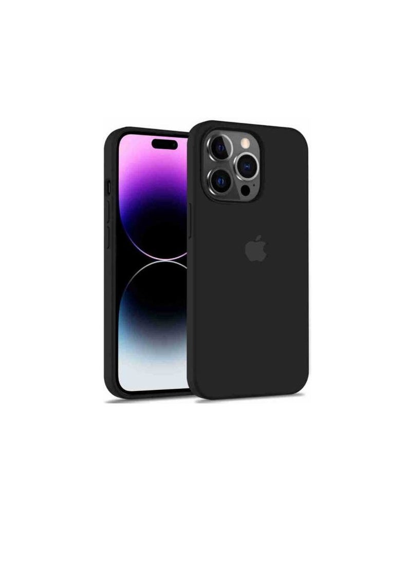 Generic - iPhone 12 Pro Max Case, Silicone Upgraded [Camera Protecion] Phone Case with Soft Anti-Scratch Microfiber Lining, 6.7 inch, Black - Image 1