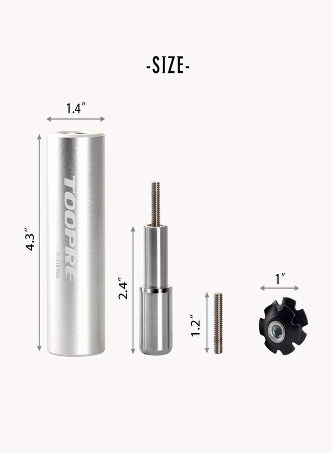 GOLDEAL TOOPRE Bicycle Fork Star Nut Setting Installation Tool with Free Spare Special Screw and 1 Free Star Nut （for 7/8",1",1-1/8"） - Image 3