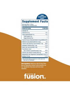 Bariatric Fusion Bariatric Fusion Calcium Citrate & Energy Soft Chew Bariatric Vitamin | Vanilla Flavored | Sugar Free | Bariatric Surgery Patients Including Gastric Bypass and Sleeve Gastrectomy | 60 Count  - Image 4