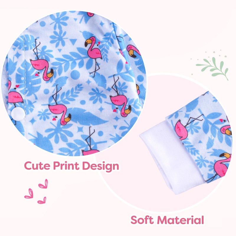 BABESIDE Reborn Baby Doll Clothes for 17-22 Inch Dolls, 5 Sets Baby Doll Clothes Outfits Accessories - Romper Suit and Headband for Baby Doll Boy&Girl Kids Age 3+ Gift - Image 4
