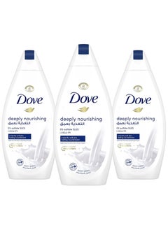 DOVE Deeply Nourishing Body Wash, for instant moisturising, Original, No Sulfates or Parabens, 500ml x 3 - pzsku/ZD7FA4AFCB1FA887CEEA8Z/45/_/1707568602/8a86e002-389b-4d23-b797-6609da1af1df