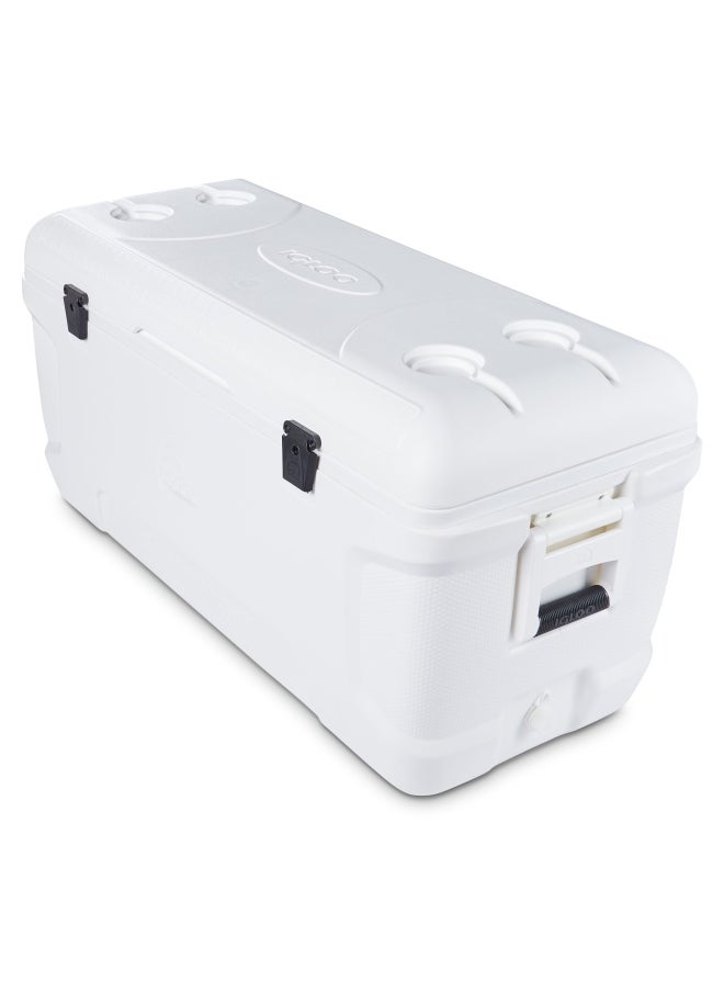 Igloo Marine Contour 150 Qt Cooler Box - White  - Image 3