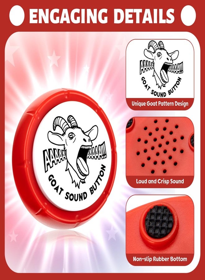FunisFun Goat Desk Toy with Goat Squeak, Funny Button with Sheep Sound for White Elephant Gag Gifts Men Women Office Gifts for Dad from Daughter Son, Novelty Toys for Playing Jokes - Image 5