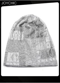 Joychic Cotton Slouchy Beanie Spring Autumn Skull Cap Hip-Hop Running Adult Dwarf Hat Breathable Chemo Cap for Men Women Grey  - Image 2