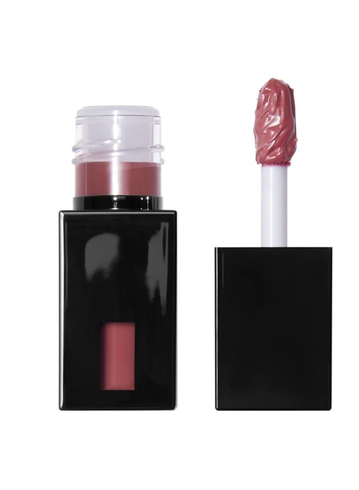 إلف Cosmetics Glossy Lip Stain, Lightweight, Long-Wear Lip Stain For A Sheer Pop Of Color & Subtle Gloss Effect, Power Mauves Red - Image 1