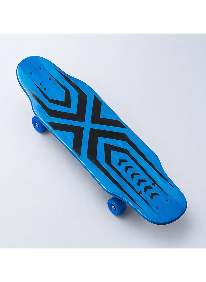 DEXO 31” Cruiser Longboard Skateboard – 7-Layer Maple Deck with 60mm PU Wheels & Aluminium Trucks for Kids, Teens & Adults (Bluesky) - Image 2