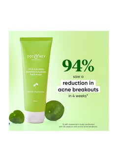 Dot & Key Dot & Key CICA Face Wash for Acne Prone Skin, 2% Salicylic Acid Face Wash with Green Tea | For Oily & Sensitive Skin | Sulphate Free Face Wash for Men & Women | Oil Control Face Wash with Zinc | 100ml  - Image 3