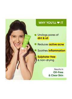 Dot & Key Dot & Key CICA Face Wash for Acne Prone Skin, 2% Salicylic Acid Face Wash with Green Tea | For Oily & Sensitive Skin | Sulphate Free Face Wash for Men & Women | Oil Control Face Wash with Zinc | 100ml  - Image 2
