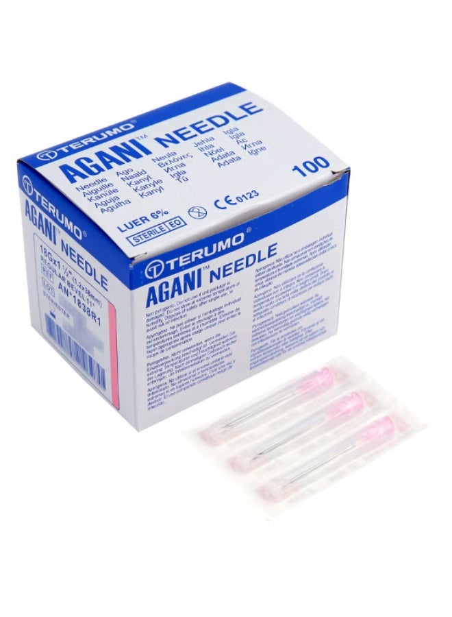 TERUMO Agani Needle 18G x 1 1/2 (1.2 x 38mm) - Image 1