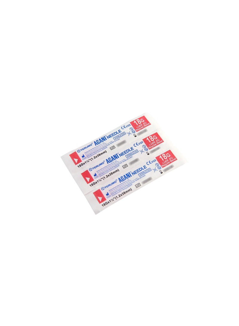 TERUMO Agani Needle 18G x 1 1/2 (1.2 x 38mm) - Image 2
