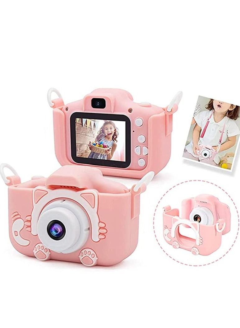Filly Kids Toy Digital Camera, 1080P Dual Camera 2.0 Inches Screen 20MP HD Video Camcorder (No Memory Card / Card Reader Included) ,Gifts for Child Boys Girls, Best Birthday Gift Games Toy (Pink) - Image 3