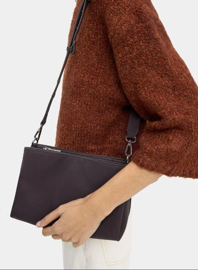 Parfois Brown Shoulder bag with soft texture for Women | Best Price UAE